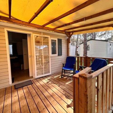 Mobile home 4 persons - Mobile-home | Comfort XL | 2 Bedrooms | 4 Pers. | Raised terrace | Air-con.