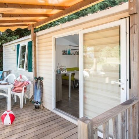Mobile home 6 persons - Classic | 2 Bedrooms | 4/6 Pers. | Raised terrace | Air-con.
