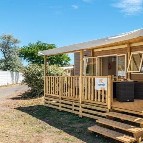 Mobile home 6 persons - Premium | 2 Bedrooms | 4/6 Pers. | Terrace Lounge | Air conditioning | TV