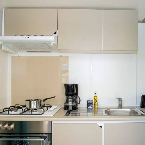 Mobile home 6 persons - Mobile-home | Comfort | 3 Bedrooms | 6 Pers. | Single terrace | Air-con.