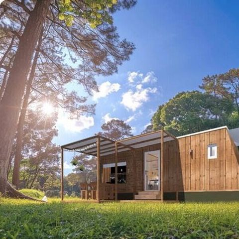 Tiny house 4 persons - Tiny House | 2 Bedrooms | 4 Pers | Raised terrace | 1 Bathroom | Air conditioning