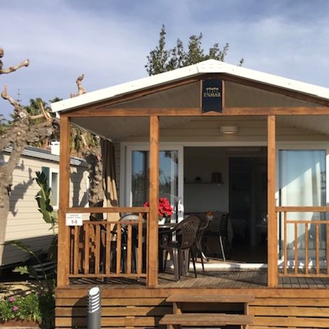 Mobile home 4 persons - Mobile Home 2 bedrooms 4 Semi-covered terrace Air conditioning TV