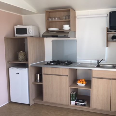 Mobile home 4 persons - Mobile Home 2 bedrooms 4 Semi-covered terrace Air conditioning TV