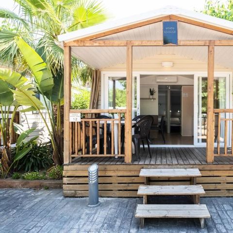 Bungalow 5 persons - Bungalow 3 Rooms 4/5 People Air-conditioned + TV (4 adults + 1 baby - 2 years)