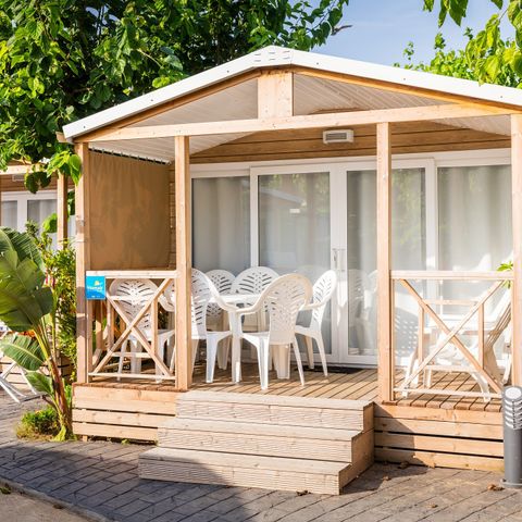 Mobile home 4 persons - Mobile-home | Comfort XL | 2 Bedrooms | 4 Pers. | Raised terrace | Air-con.