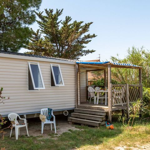 Mobile home 4 persons - Comfort | 2 Bedrooms | 4 Pers | Single terrace | Air conditioning