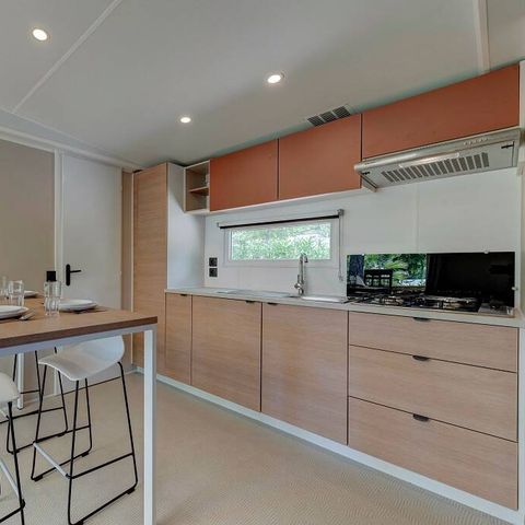 Mobile home 6 persons - Mobile-home | Comfort | 3 Bedrooms | 6 Pers. | Terrace Lounge | Clim.