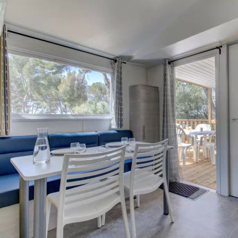 Mobile home 6 persons - Mobile-home | Comfort | 2 Bedrooms | 4/6 Pers. | Single terrace | Air-con.