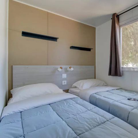 Mobile home 6 persons - Mobile-home | Comfort | 2 Bedrooms | 4/6 Pers. | Single terrace | Air-con.