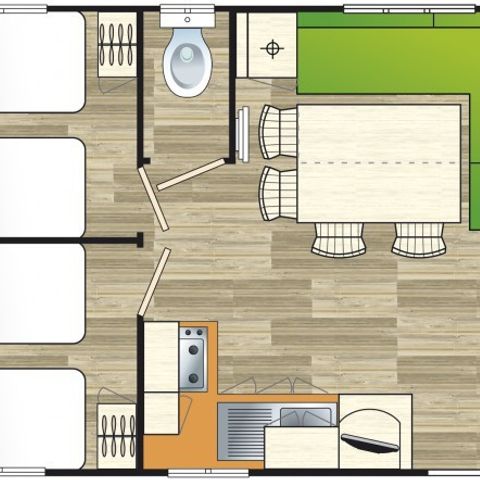 MOBILE HOME 6 people - Family Eco 30m² 6 pers