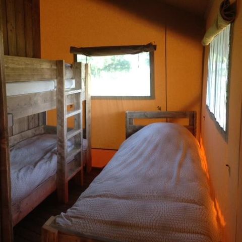 CANVAS AND WOOD TENT 5 people - SAFARI