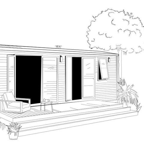 MOBILE HOME 4 people - New Loggia 32m² Clim TV