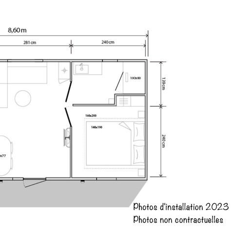 MOBILE HOME 4 people - New Loggia 32m² Clim TV