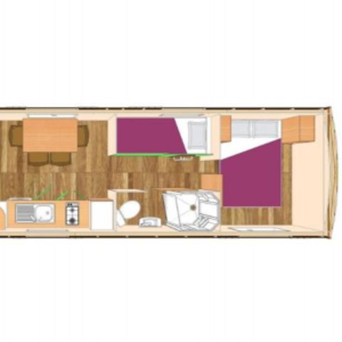 UNUSUAL ACCOMMODATION 4 people - Ciela Roulotte - 1 bedroom - Bathroom