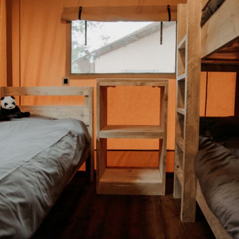 CANVAS AND WOOD TENT 5 people - Ciela Nature Lodge tent - 2 bedrooms - Fitted kitchen - Bathroom