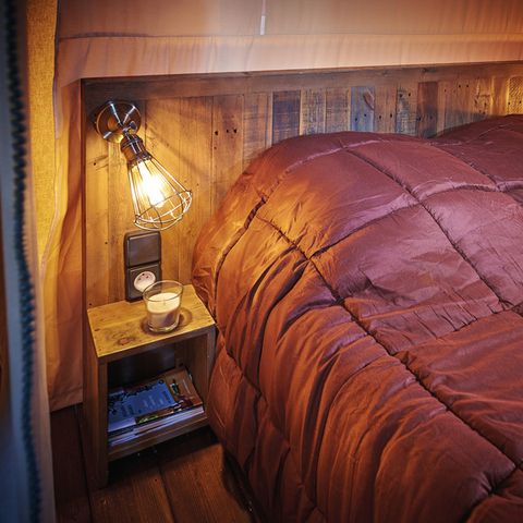Canvas and wooden tent 7 persons - Ciela Nature Lodge tent - 2 bedrooms - Fitted kitchen - Bathroom