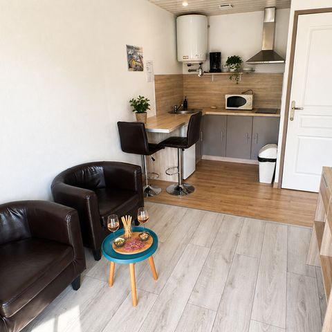 CHALET 2 people - Chalet 1 bdrm - Covered terrace - 25 m2