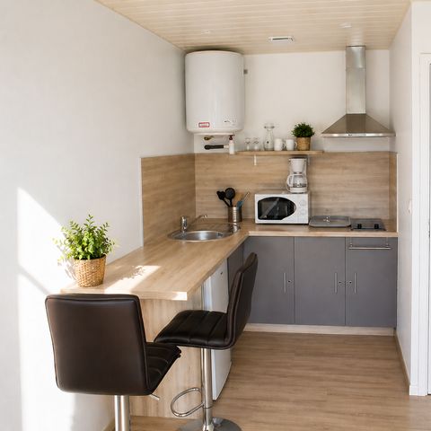CHALET 2 people - Chalet 1 bdrm - Covered terrace - 25 m2