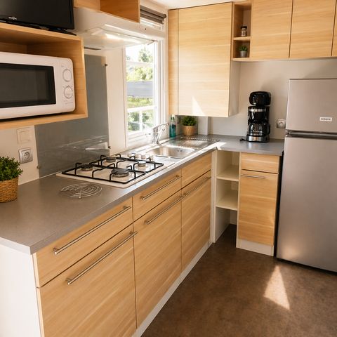 MOBILE HOME 4 people - Premium 2 bedrooms - Covered terrace - 30 m2