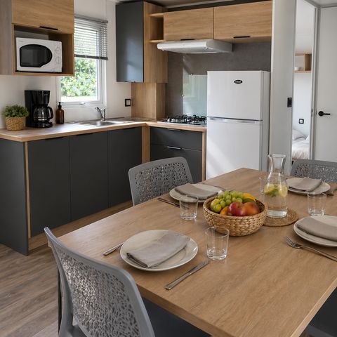 MOBILE HOME 6 people - Premium 3 bedrooms - Covered terrace - 35 m2