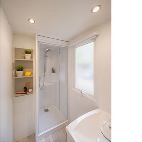 Mobile home 5 persons - Mobile-home | Comfort | 2 Bedrooms | 5 Pers. | Raised terrace | Air conditioning