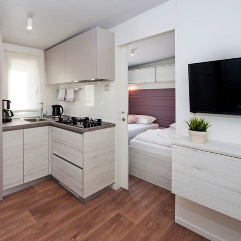 Mobile home 6 persons - Mobile-home | Comfort XL | 3 Bedrooms | 6 Pers | Raised terrace | 2 bathrooms | Air conditioning | TV