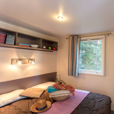 Mobile home 6 persons - Mobile-home | Comfort | 2 Bedrooms | 4/6 Pers. | Raised terrace | Air-con.