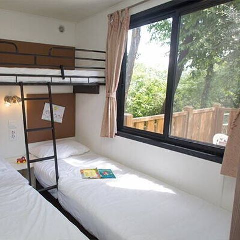 Mobile home 6 persons - Mobile-home | Comfort | 2 Bedrooms | 4/6 Pers. | Raised terrace | Air-con.