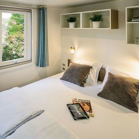 Mobile home 5 persons - Mobile-home | Comfort | 2 Bedrooms | 5 Pers. | Raised terrace | Air conditioning
