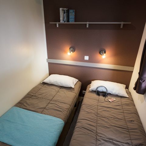 Mobile home 6 persons - Mobile-home | Comfort | 3 Bedrooms | 6 Pers. | Raised terrace | Air conditioning