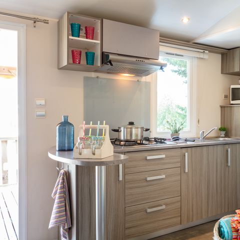 Mobile home 6 persons - Mobile-home | Comfort XL | 2 Bedrooms | 4/6 Pers. | Raised terrace | Air conditioning