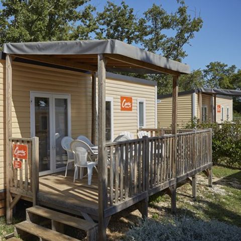 Mobile home 6 persons - Mobile-home | Comfort XL | 2 Bedrooms | 4/6 Pers. | Raised terrace | Air conditioning