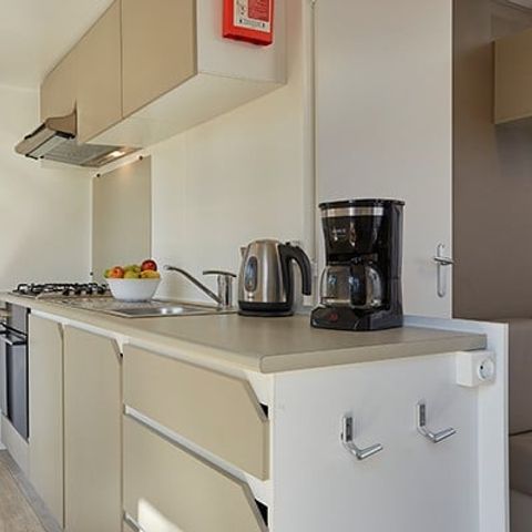 Mobile home 8 persons - Comfort XL | 3 Bedrooms | 6/8 Pers | Raised terrace | Air conditioning