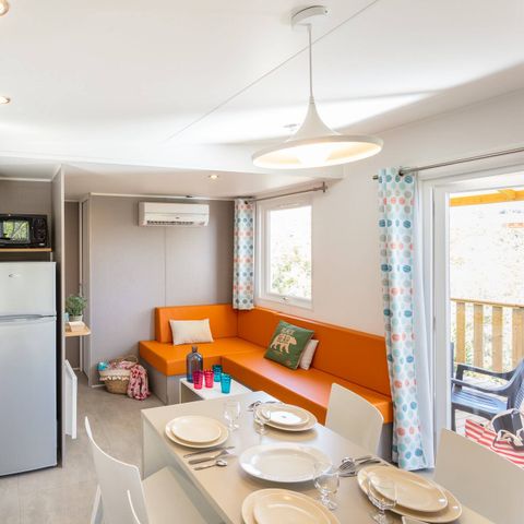 Mobile home 6 persons - Premium | 3 Bedrooms | 6 Pers. | Terrace Lounge | Air conditioning