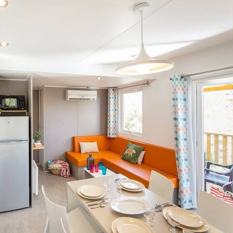 Mobile home 6 persons - Premium | 3 Bedrooms | 6 Pers. | Terrace Lounge | Air conditioning