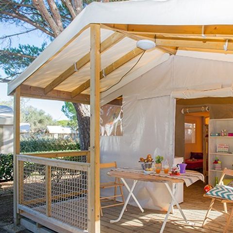 Lodge 5 persons - Eco Lodge Tent | 2 Bedrooms | 4/5 Pers | No bathroom