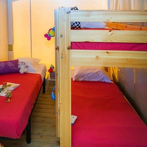 Lodge 5 persons - Eco Lodge Tent | 2 Bedrooms | 5 Pers | No bathroom