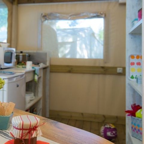 Lodge 5 persons - Eco Lodge Tent | 2 Bedrooms | 5 Pers | No bathroom