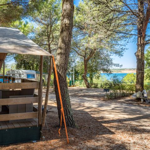 Canvas and wooden tent 5 persons - Safari tent Luxe (5P)