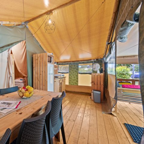 CANVAS AND WOOD TENT 5 people - Safari tent Relax