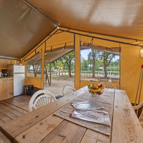 CANVAS AND WOOD TENT 5 people - Safari tent Harmony