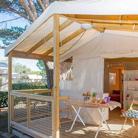 Tent 5 persons - Eco Lodge Tent | 2 Bedrooms | 4/5 People | Single Terrace | No Bathroom