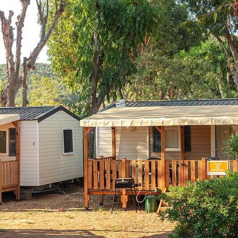 Mobile home 4 persons - Mobile-home | Comfort | 2 Bedrooms | 4 Pers. | Raised terrace | Air-con.