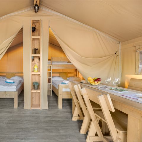 CANVAS AND WOOD TENT 5 people - Lanterna - Safari tent Lodge (5P)