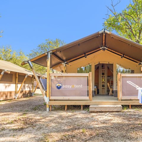 Canvas and wooden tent 5 persons - Lanterna - Safari tent Lodge (5P)