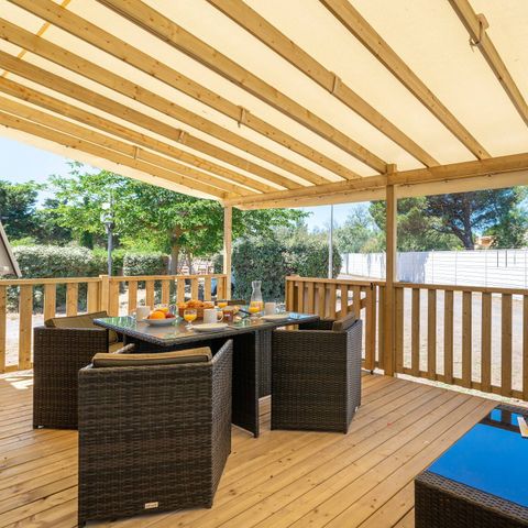 Mobile home 6 persons - Mobil-home | Premium | 3 Bedrooms | 6 Pers | Terrace Lounge | Air conditioning | TV