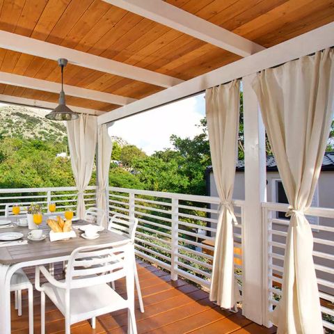 Mobile home 4 persons - Lanterna Tahiti 3 Rooms 4/6 People (4 adults + 2 children) Air-conditioned + TV