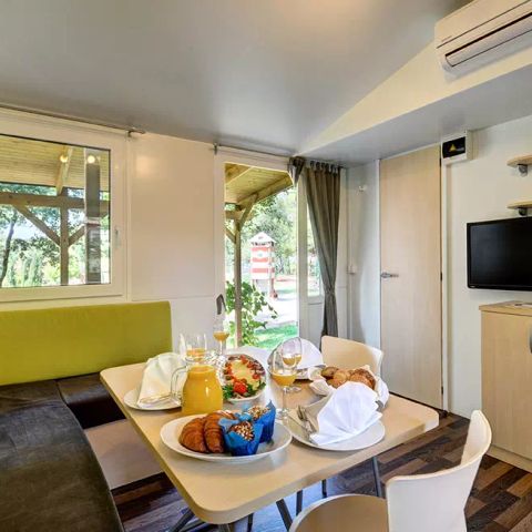 Mobile home 4 persons - Lanterna Tahiti 3 Rooms 4/6 People (4 adults + 2 children) Air-conditioned + TV