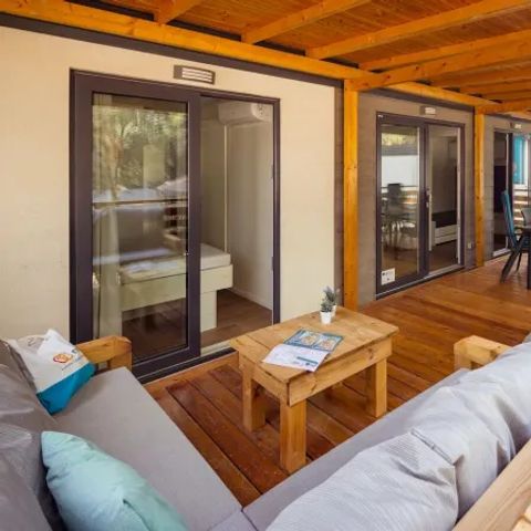 Mobile home 6 persons - Mobile home 6 people - Comfort Plus 3 bedrooms and 2 bathrooms Lounge