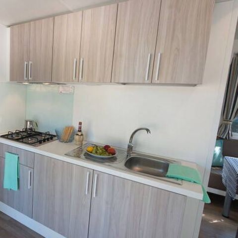Mobile home 4 persons - Mobile-home | Comfort | 2 Bedrooms | 4 Pers. | Raised terrace | 2 bathrooms | Air-con.